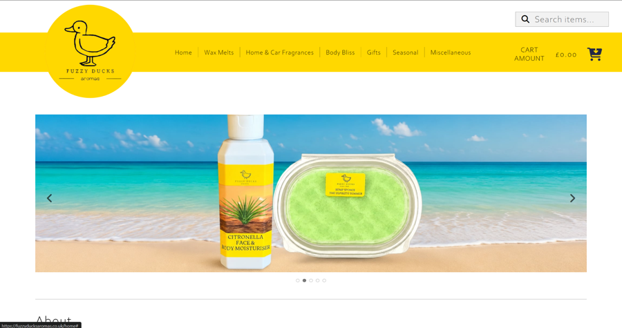 Fuzzy Ducks Aromas website